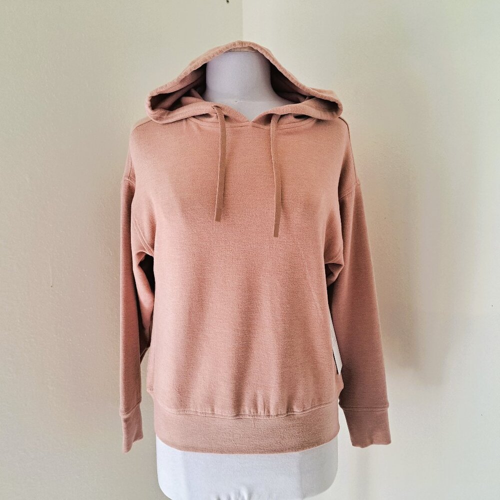 Balance Collection Women Top Pullover Hoodie Sweatshirt Beige Size Small  NWT
